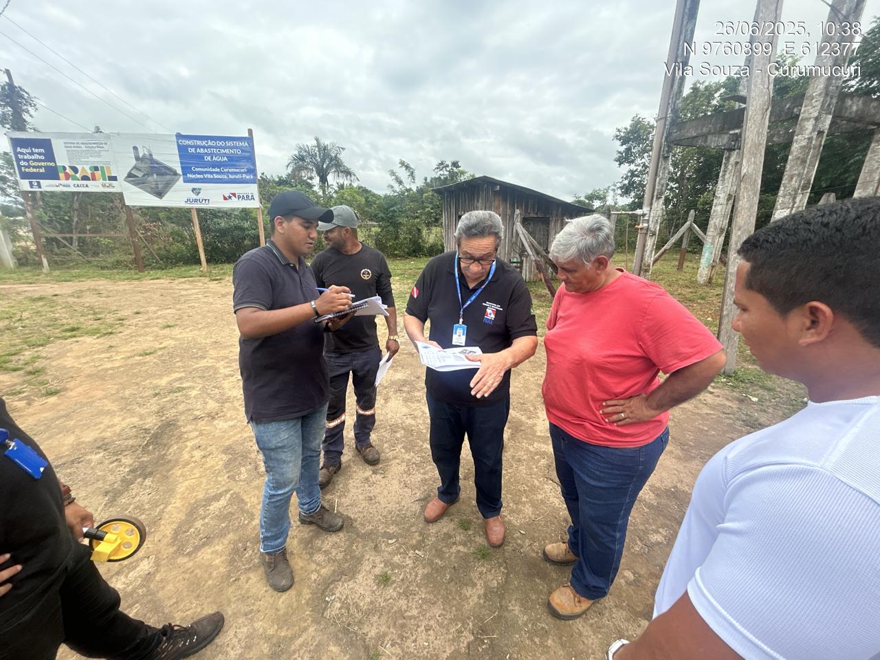 Início da obra de abastecimento em Juruti