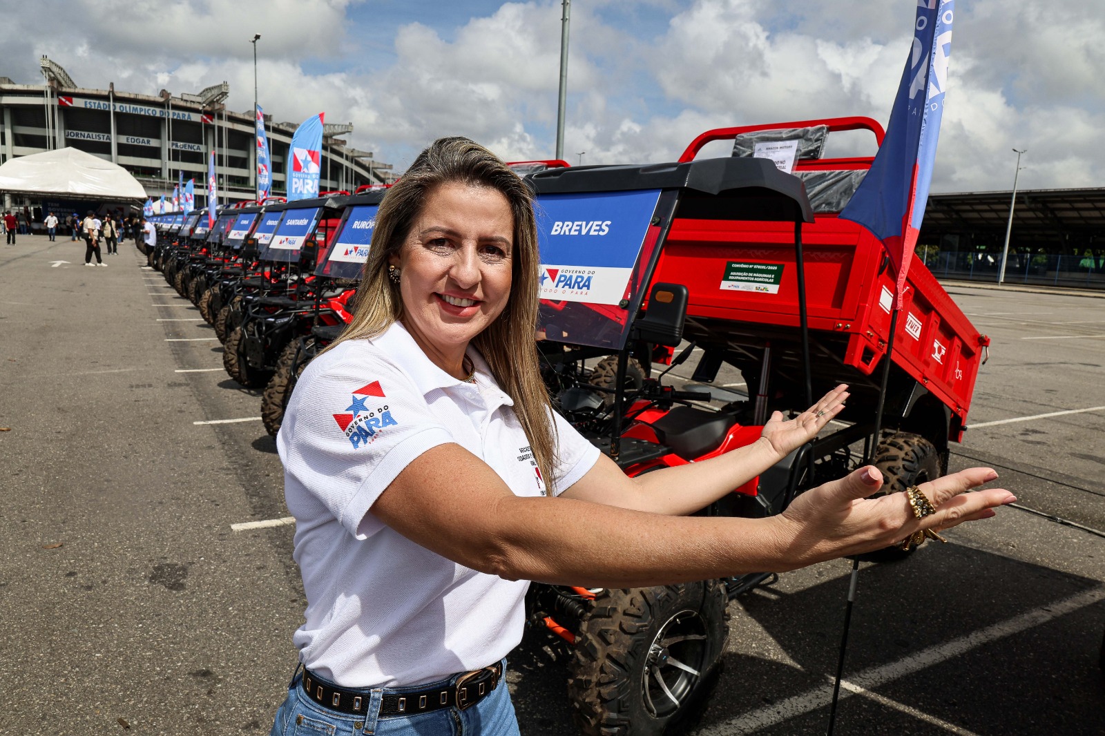 Quadriciclos basculantes entregues pela Secir a 60 municípios do Pará