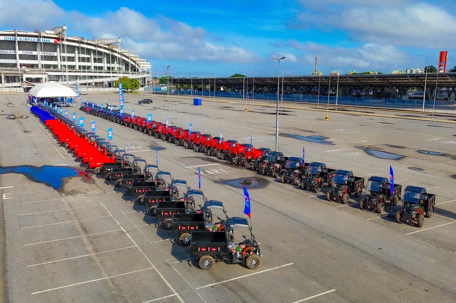 Quadriciclos basculantes entregues pela Secir a 60 municípios do Pará