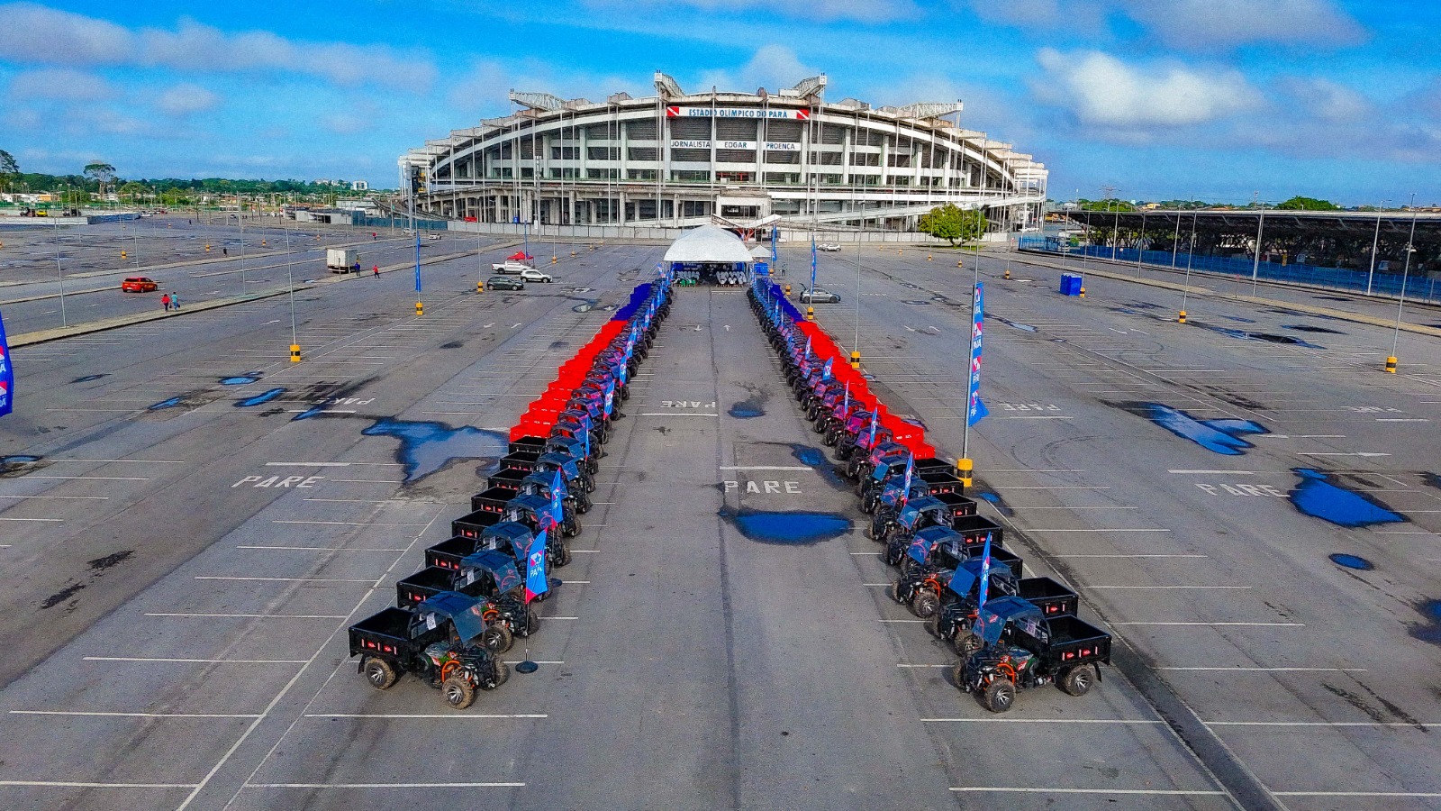 Quadriciclos basculantes entregues pela Secir a 60 municípios do Pará