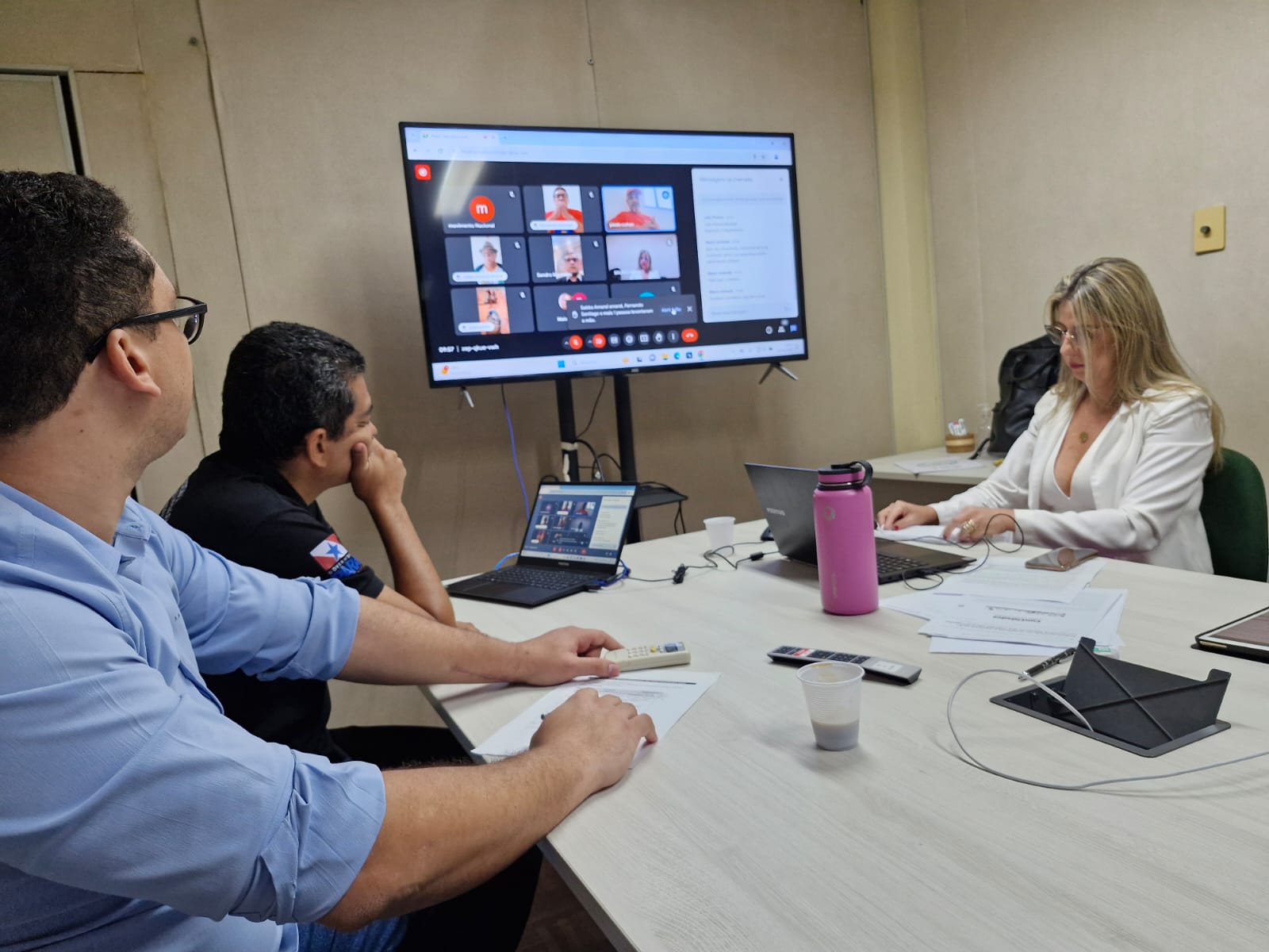 reunião do Concidades com a secretária Fernanda Paes, que definiu nova data para a conferência 