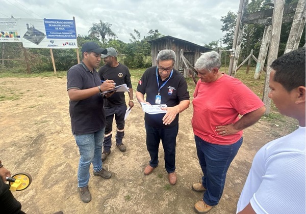 Início da obra de abastecimento em Juruti